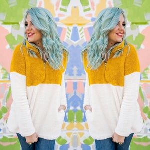 Tops - Lightweight Soft Pullover Zip Up Sweatshirt Tops - Lightweight Soft Pullover Zip Up Sweatshirt